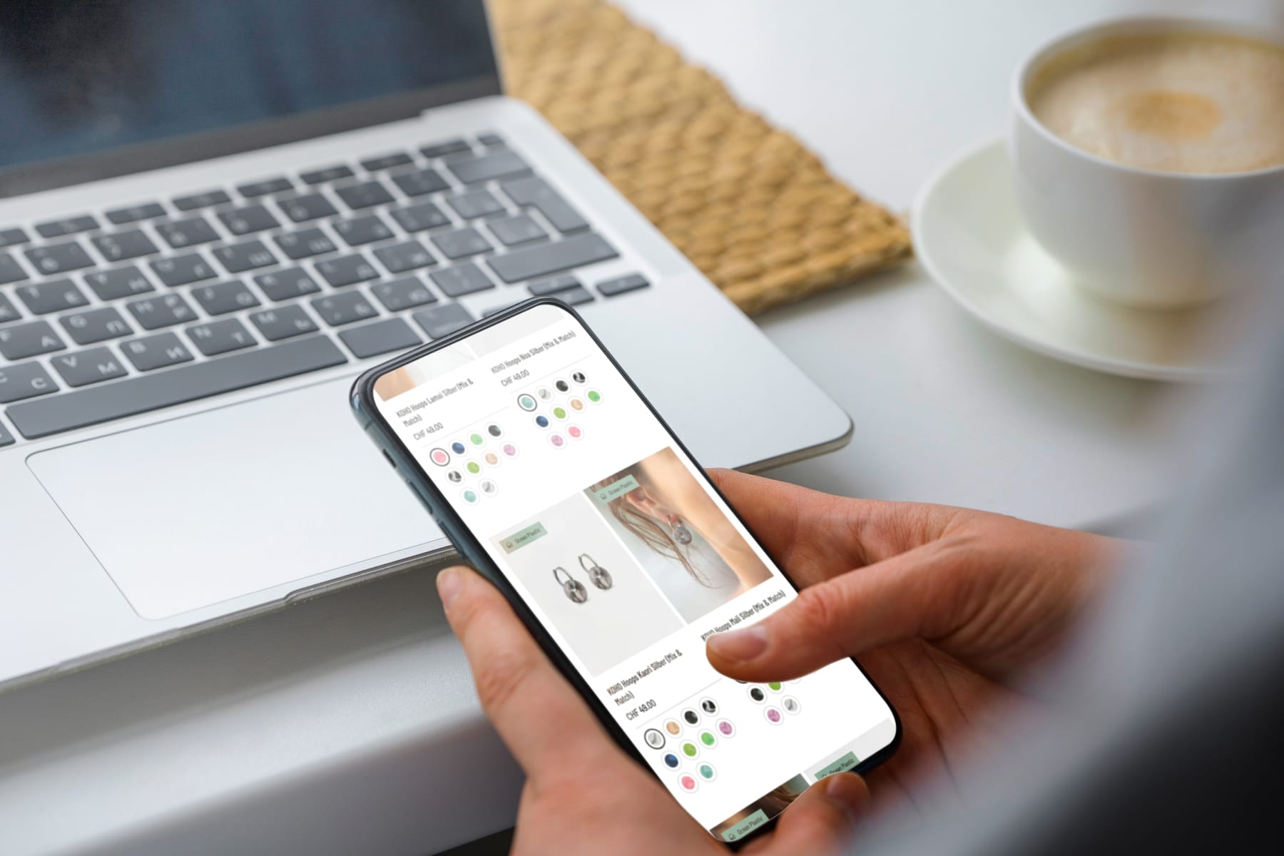 koho-4 Ecommerce Shop mit Shopify für KOHO Schmuck Webdesign